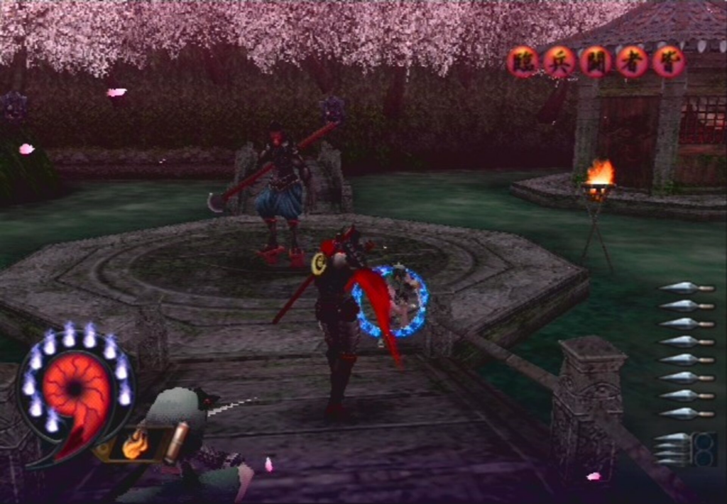 Shinobi para Playstation 2, dificil gracias a su espada y sus bosses